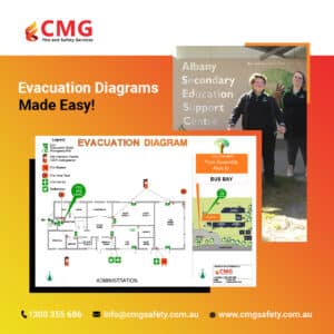 Fire evacuation diagram - Albany Secondary Education Support