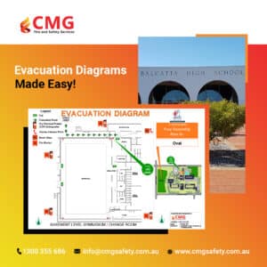 Fire evacuation diagram - Balcatta Senior High School